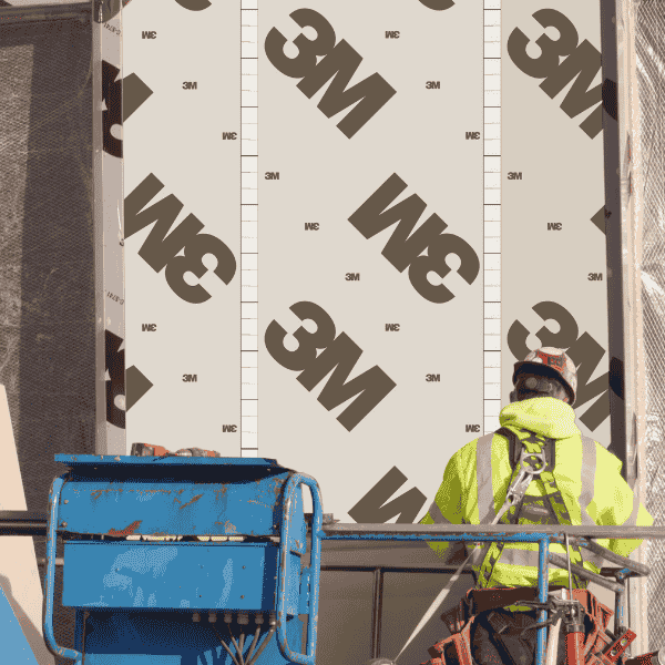 3M Air and Vapor Barrier 3015NP, White, 36 in x 75 ft, 1 Roll/Case, Solid Liner